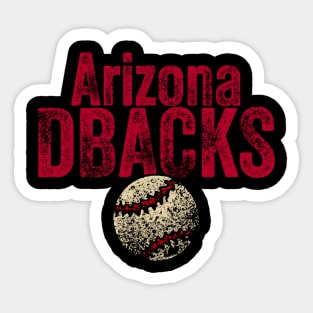 DBacks Vintage Weathered Sticker